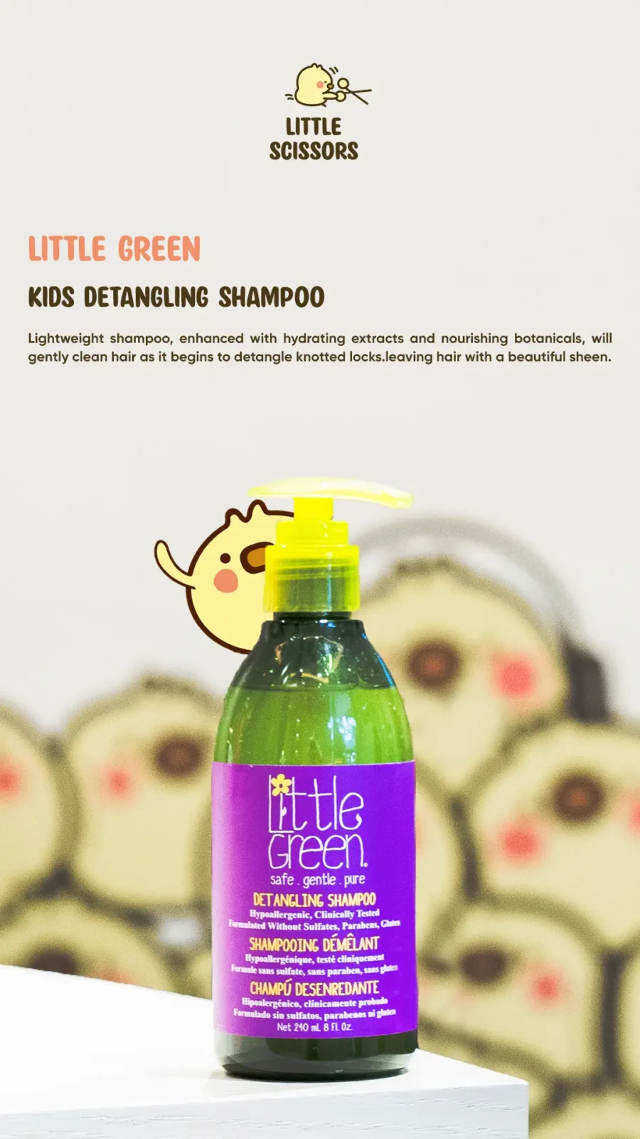 16 LITTLE GREEN - KIDS DETANGLING SHAMPOO
